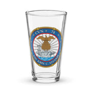 USS John C. Stennis (CVN-74) Beer Pint Glass Tactically Acquired Default Title  