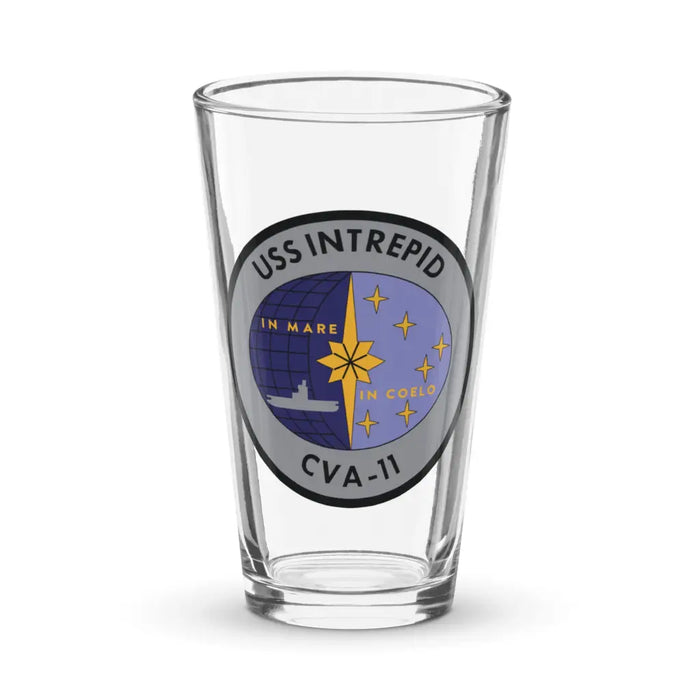 USS Intrepid (CVA-11) Beer Pint Glass Tactically Acquired Default Title  