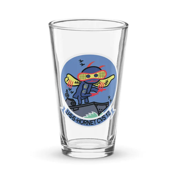 USS Hornet (CVS-12) Beer Pint Glass Tactically Acquired Default Title  