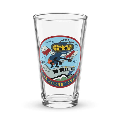 USS Hornet (CVA-12) Beer Pint Glass Tactically Acquired Default Title  