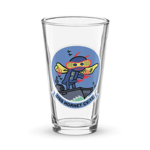 USS Hornet (CV-12) Beer Pint Glass Tactically Acquired Default Title  