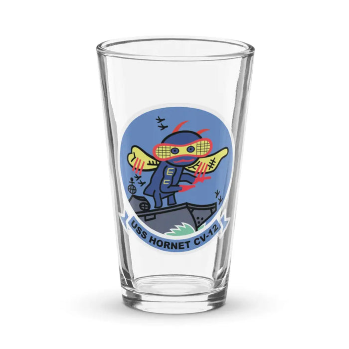 USS Hornet (CV-12) Beer Pint Glass Tactically Acquired Default Title  