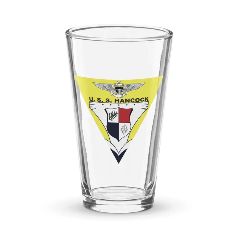 USS Hancock (CV-19) Beer Pint Glass