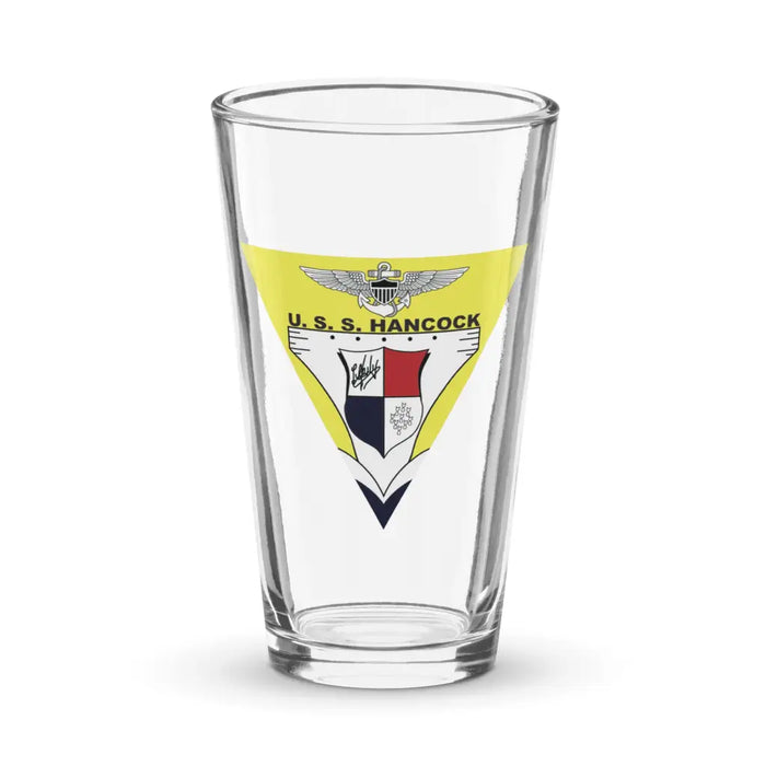 USS Hancock (CV-19) Beer Pint Glass Tactically Acquired Default Title  