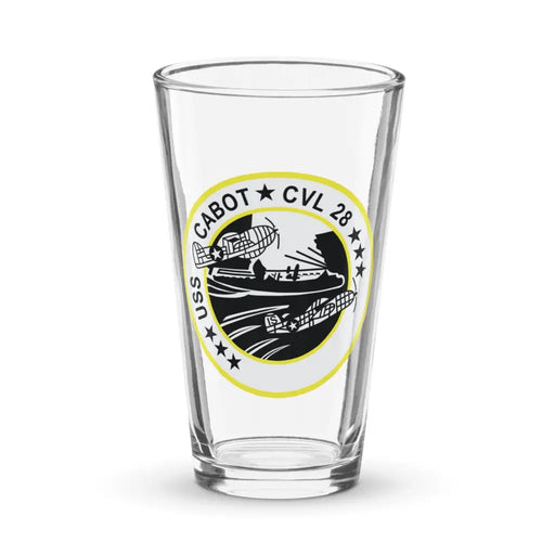 USS Cabot (CVL-28) Beer Pint Glass Tactically Acquired Default Title  