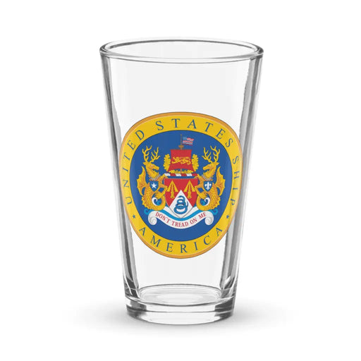 USS America (CV-66) Beer Pint Glass Tactically Acquired Default Title  