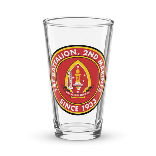 1/2 Marines Since 1933 USMC Legacy Beer Pint Glass Tactically Acquired Default Title  