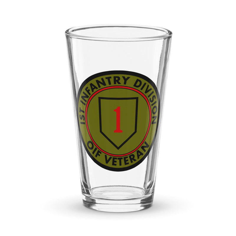 1st Infantry Division OIF Veteran Beer Pint Glass