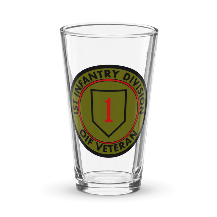 1st Infantry Division OIF Veteran Beer Pint Glass Tactically Acquired Default Title  