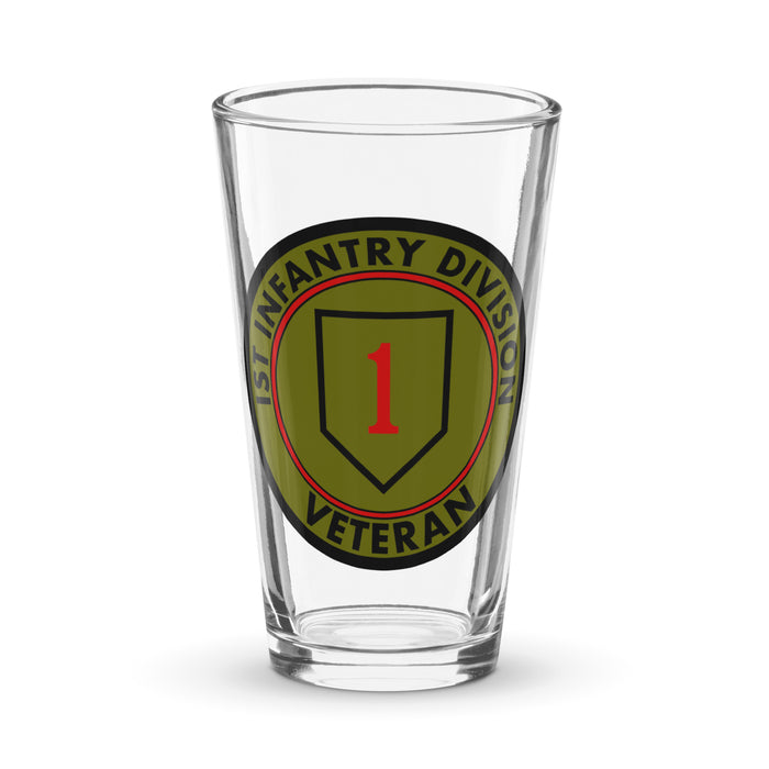 1st Infantry Division Veteran Beer Pint Glass Tactically Acquired Default Title  