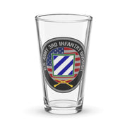 3rd Infantry Division American Flag Beer Pint Glass Tactically Acquired Default Title  