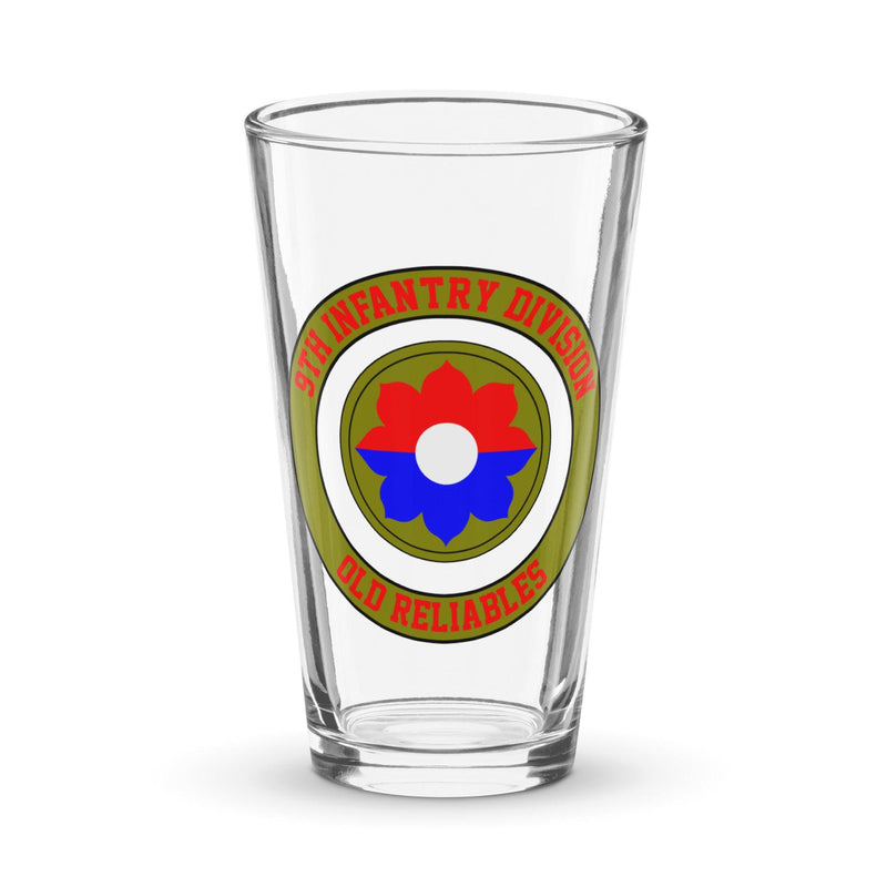 9th Infantry Division Old Reliables Beer Pint Glass
