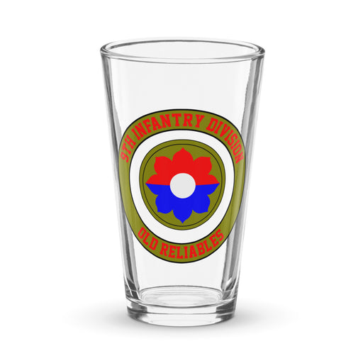 9th Infantry Division Old Reliables Beer Pint Glass Tactically Acquired Default Title  