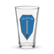 U.S. Infantry School Logo Beer Pint Glass Tactically Acquired Default Title  