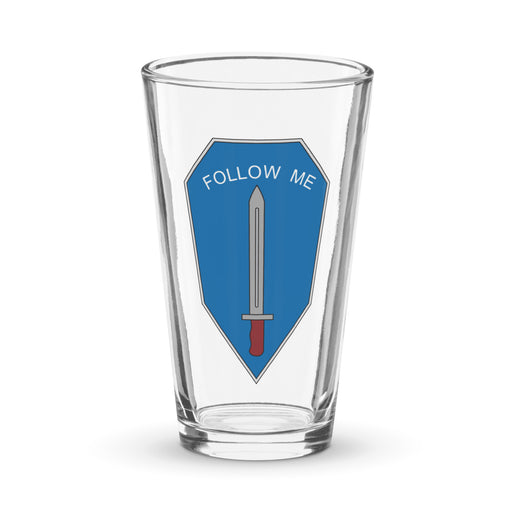 U.S. Infantry School Logo Beer Pint Glass Tactically Acquired Default Title  