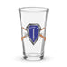 U.S. Infantry School 'Follow Me' Beer Pint Glass Tactically Acquired Default Title  