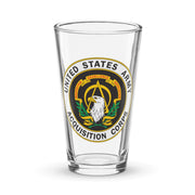 U.S. Army Acquisition Corps Beer Pint Glass Tactically Acquired Default Title  