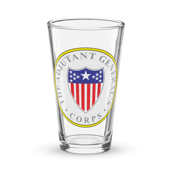 U.S. Army Adjutant General's Corps Branch Plaque Beer Glass Tactically Acquired Default Title  