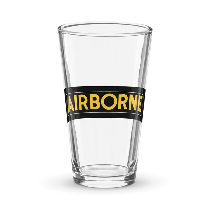 U.S. Army Airborne Tab Beer Pint Glass Tactically Acquired Default Title  