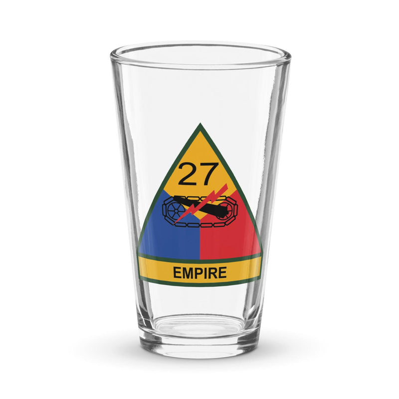 27th Armored Division Beer Pint Glass