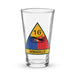 16th Armored Division Beer Pint Glass Tactically Acquired Default Title  