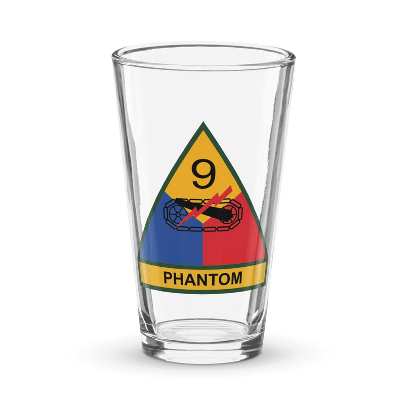 9th Armored Division Beer Pint Glass