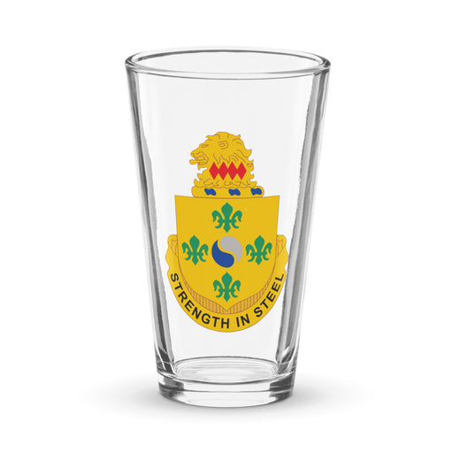 U.S. Army 53rd Armor Regiment Pint Beer Glass Tactically Acquired Default Title  