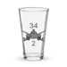 U.S. Army 2-34 Armor Regiment Pint Beer Glass Tactically Acquired Default Title  