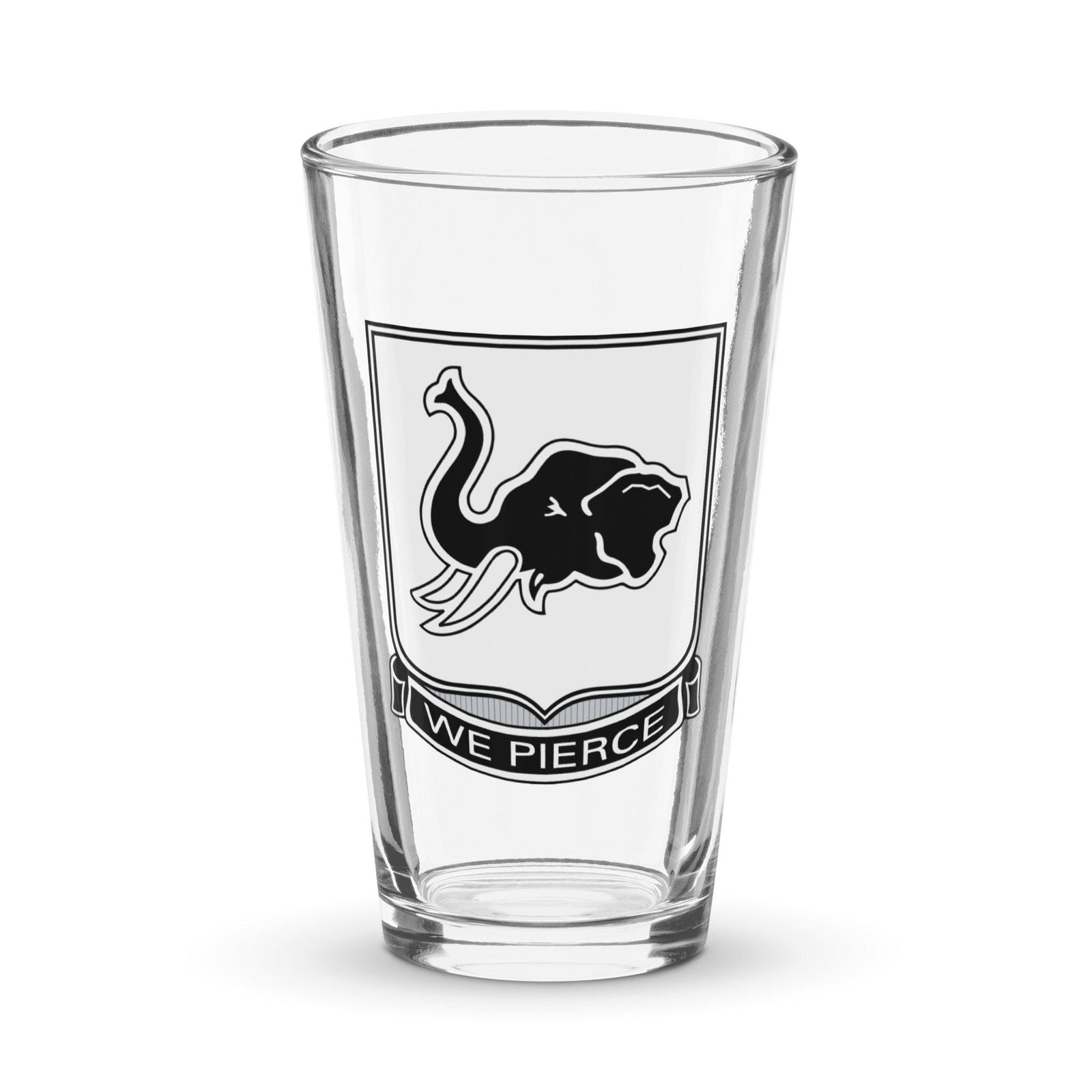 U.S. Army 64th Armor Regiment Beer Pint Glass Tactically Acquired Default Title  