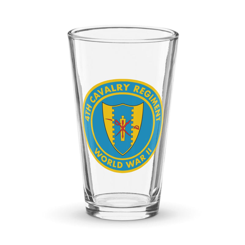 4th Cavalry Regiment WW2 Veteran Beer Pint Glass