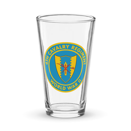 4th Cavalry Regiment WW2 Veteran Beer Pint Glass Tactically Acquired Default Title  