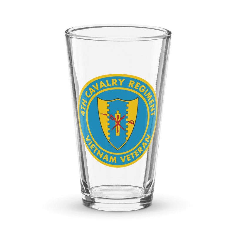 4th Cavalry Regiment Vietnam Veteran Beer Pint Glass