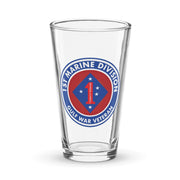 1st Marine Division Gulf War Veteran Beer Pint Glass Tactically Acquired Default Title  