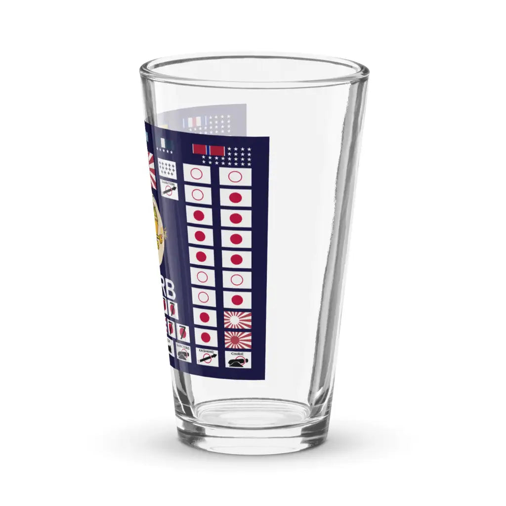 USS Barb (SS-220) Battle Flag Pint Glass Tactically Acquired   