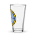 USS Ticonderoga (CV-14) Pint Beer Glass Tactically Acquired   