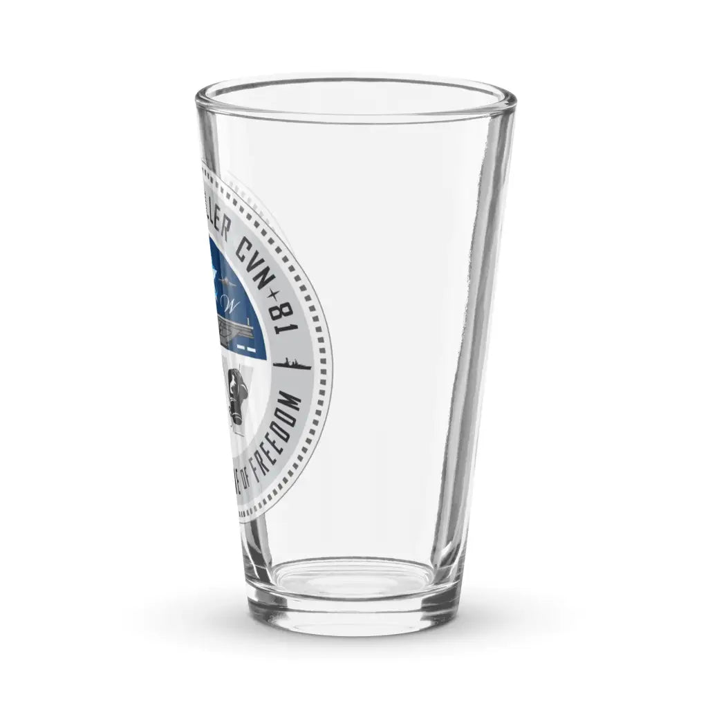 USS Doris Miller (CVN-81) Pint Beer Glass Tactically Acquired   