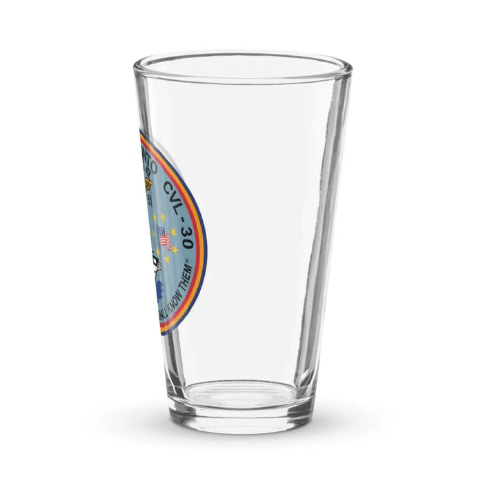 USS San Jacinto (CVL-30) Beer Pint Glass Tactically Acquired   