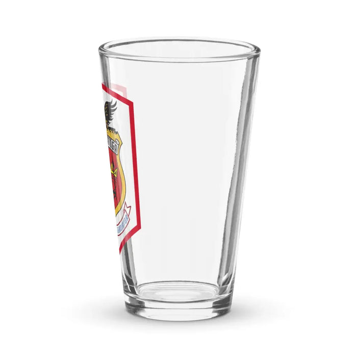 USS Saratoga (CVA-60) Beer Pint Glass Tactically Acquired   