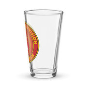 2nd Marine Division OIF Veteran Beer Pint Glass Tactically Acquired   