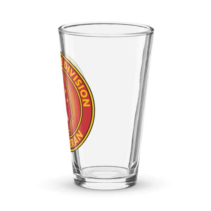 2nd Marine Division OIF Veteran Beer Pint Glass Tactically Acquired   