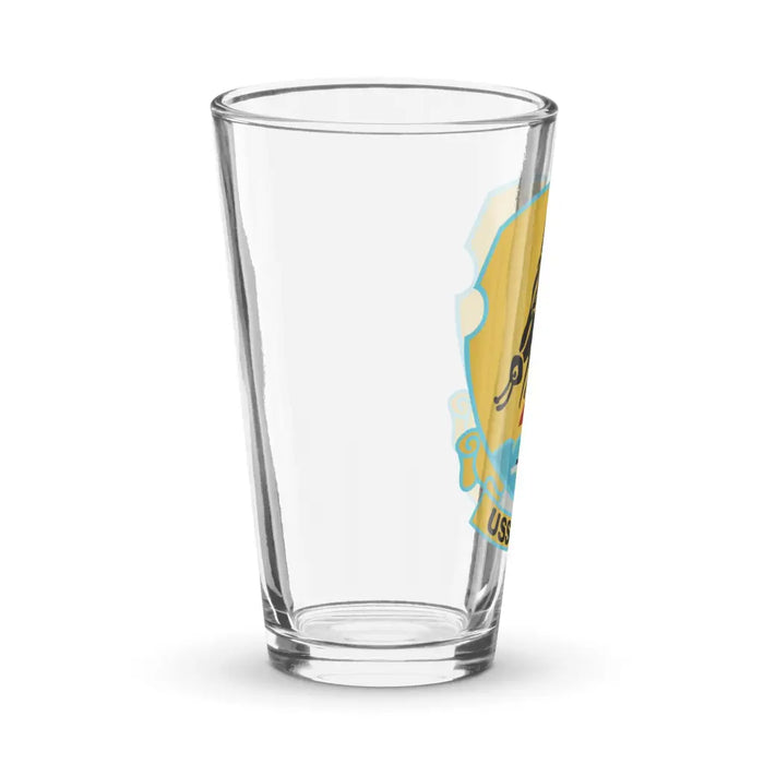 USS Wasp (CV-18) Pint Beer Glass Tactically Acquired   