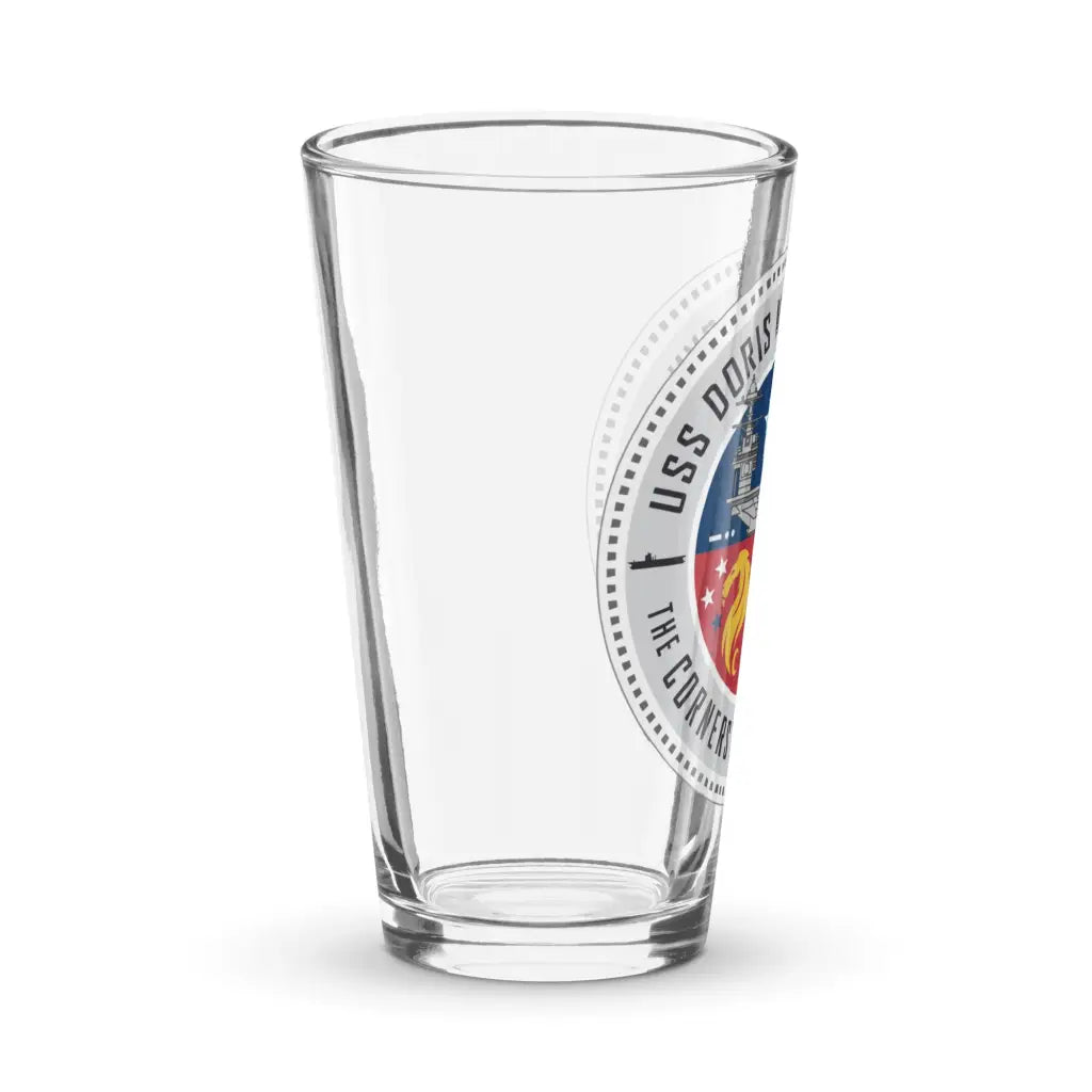 USS Doris Miller (CVN-81) Pint Beer Glass Tactically Acquired   