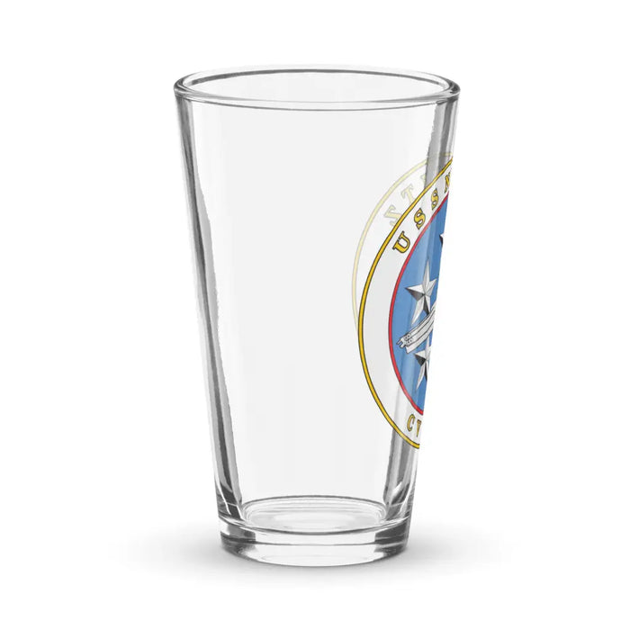 USS Nimitz (CVN-68) Beer Pint Glass Tactically Acquired   
