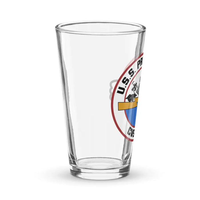 USS Princeton (CVS-37) Beer Pint Glass Tactically Acquired   