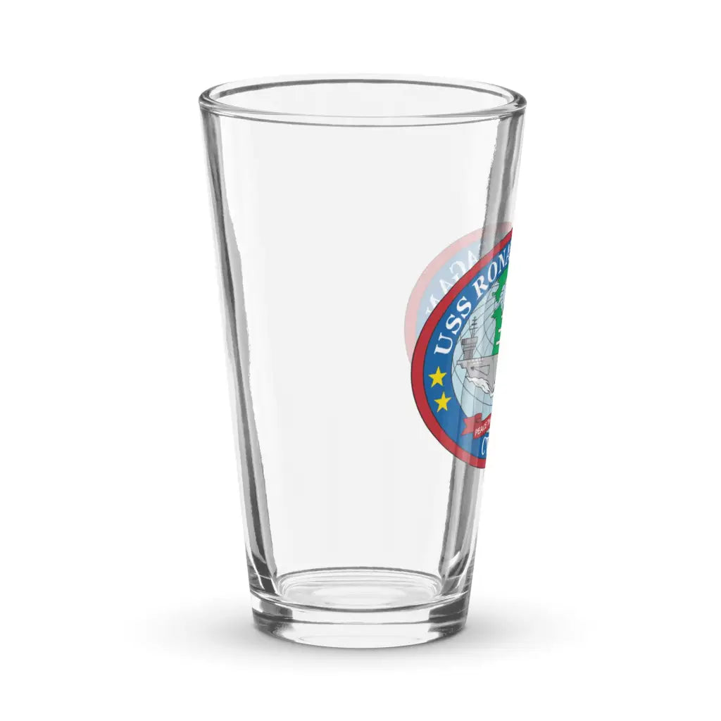 USS Ronald Reagan (CVN-76) Beer Pint Glass Tactically Acquired   