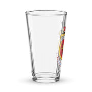 USS Saratoga (CV-60) Beer Pint Glass Tactically Acquired   