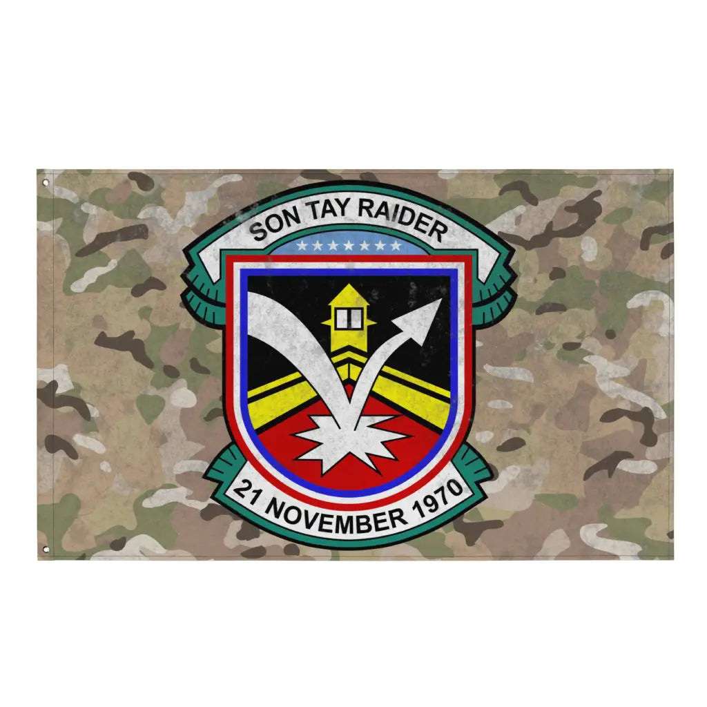 Son Tay Raiders Vietnam War Indoor Wall Flag Tactically Acquired Default Title  