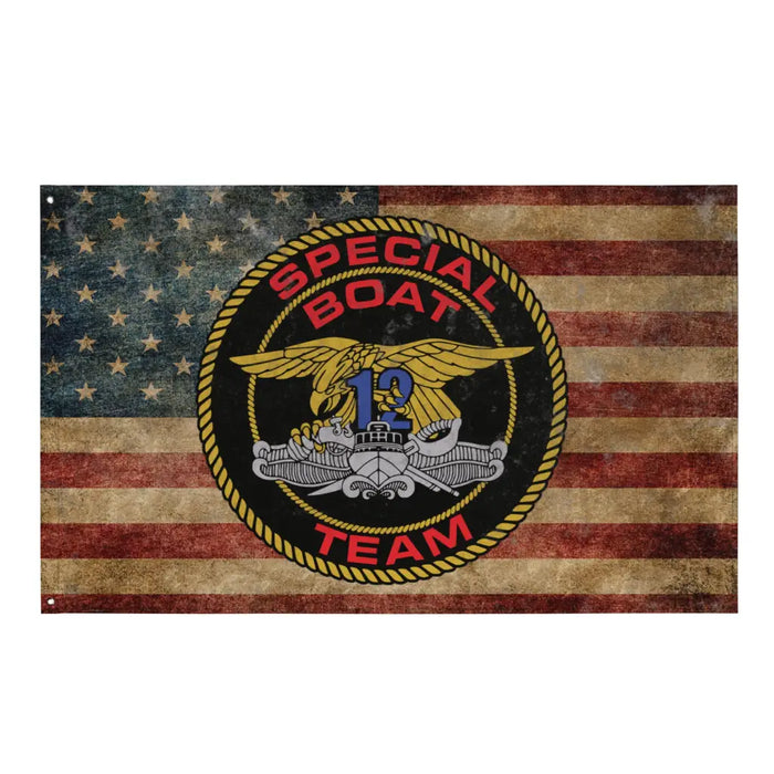 Special Boat Team 12 (SBT-12) SWCC Indoor Wall Flag Tactically Acquired Default Title  