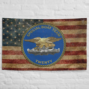 Special Boat Team 20 (SBT-20) Indoor Wall Flag Tactically Acquired   