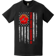 Strike Fighter Squadron 101 (VFA-101) American Flag T-Shirt Tactically Acquired   